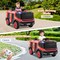 Red 12V Electric Kids Ride-On Fire Truck 2-Seater with Remote Control, Water Gun, and Siren-Red